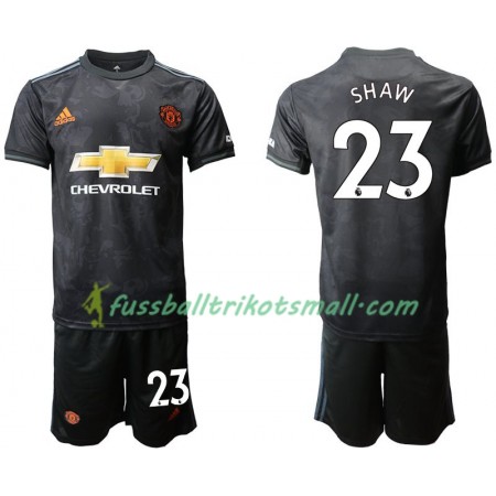 Fußballtrikots Manchester United Shaw 23 Kinder 2019-2020 Kurzarm Ausweichtrikot kaufen